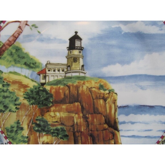 American Atelier Signals "Split Rock" 10 3/4" Dinner Plate EC - Picture 2 of 11